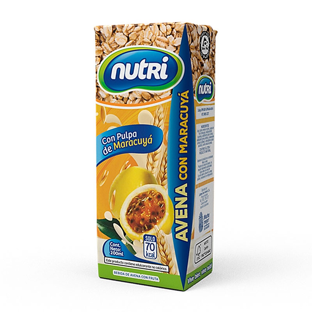 AVENA CON MARACUYA UHT SLIM  200ML