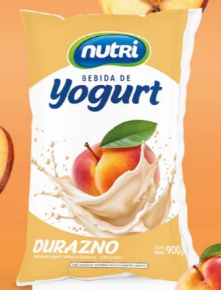 BEBIDA YOGURT DURAZNO NUTRI HTST POL900G