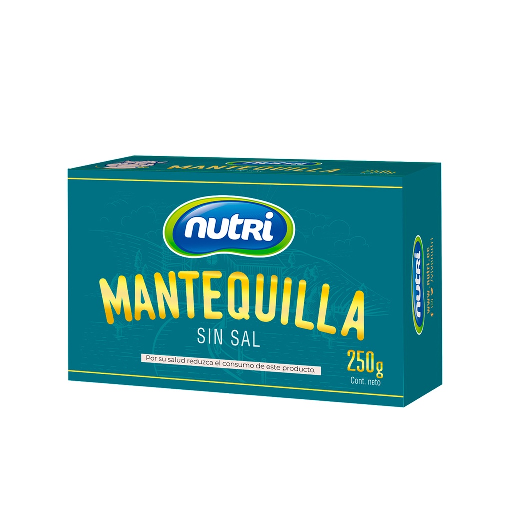 MANTEQUILLA SIN SAL HTST EN BARRA 250G
