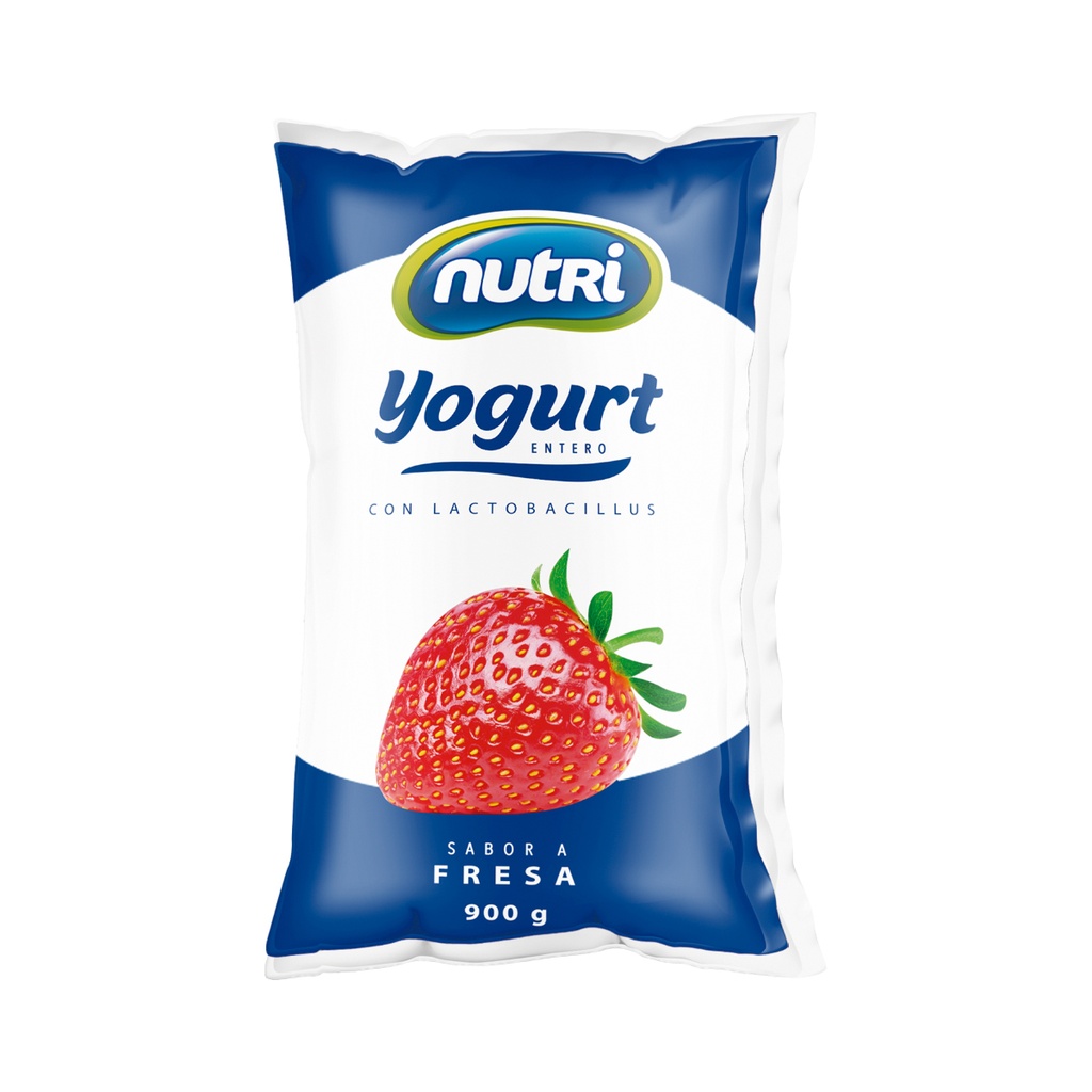 NUTRIYOGURT FRESA NUTRIFOOD HTST POL900G