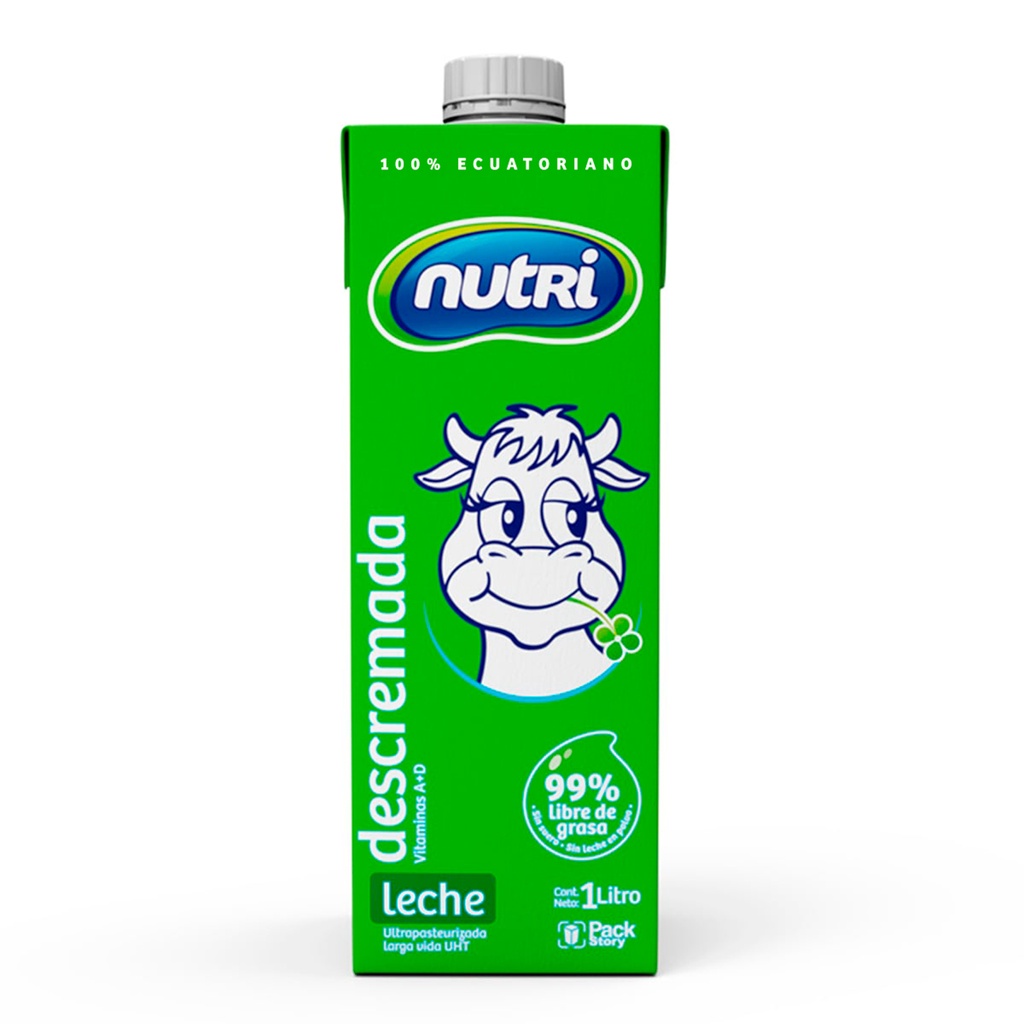 LECHE DESCREMADA UHT TETRA SQUARE 1L