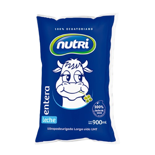 LECHE ENTERA UHT POLIETILENO 900ML