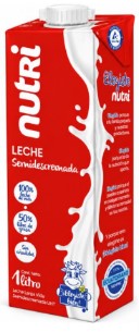 LECHE SEMIDESCREMADA UHT UEDGE 1L